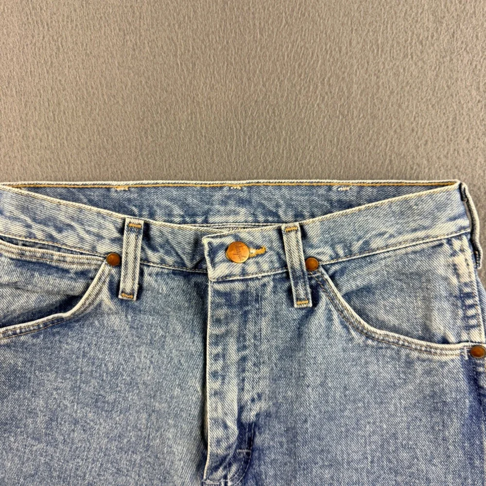 Vintage USA Wrangler Jeans Men's 29x34 Blue 13MWZAW Cowboy Cut Classic Straaight